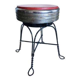Antique Cafe Stool For Sale