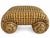 Wood Vintage MacKenzie Childs Wicker Rattan Armchair and Ottoman Empire Collection For Sale - Image 7 of 11