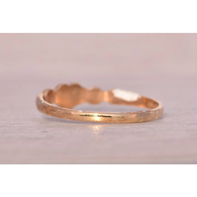 Mid 20th Century Mid 20th Century the Taylor: Childs Yellow Gold Heart Ring, Size 1.25 For Sale - Image 5 of 10