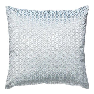 The House of Scalamandré Manetta Pillow, Powder Blue For Sale