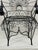 Black 1950s Salterini Peacock Bench and Chair Set, Restored and Ready to Place, 2 Pieces, Attributed For Sale - Image 8 of 12
