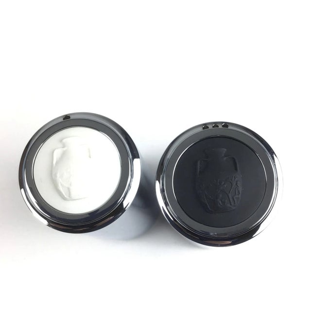 Wedgwood Wedgwood England Silver Plate Salt & Pepper Set - a Pair For Sale - Image 4 of 10