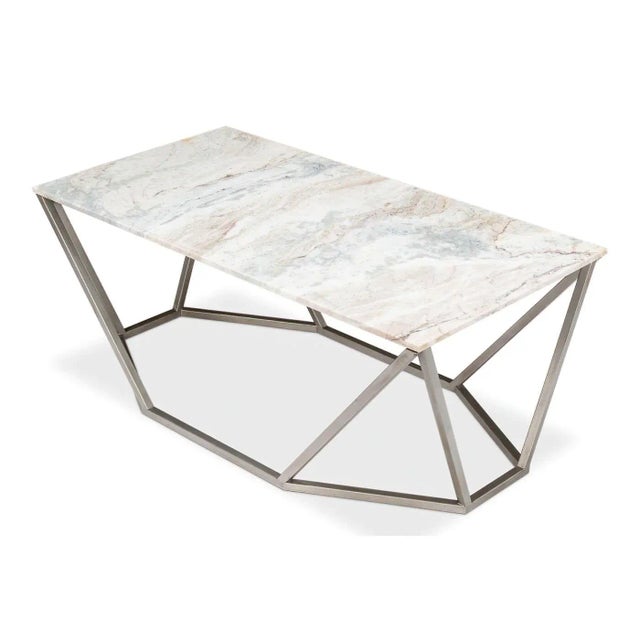 Geometric Cocktail Table For Sale - Image 4 of 9