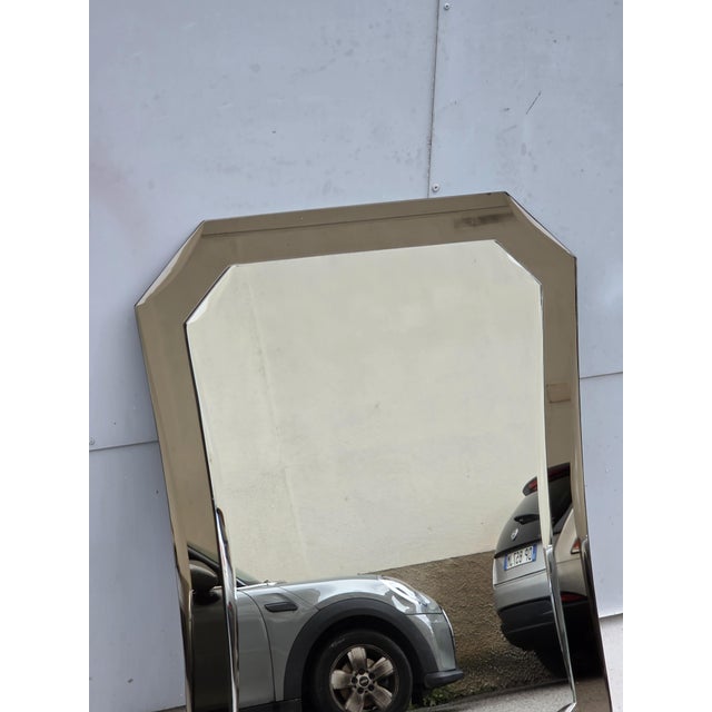 Italian Octagonal Mirror from Veca, 1960s For Sale - Image 3 of 6