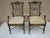 1970s Vintage Trinity Design Arm Chairs with Bamboo and Silver Accents Upholstered Seat - a Pair For Sale - Image 13 of 13