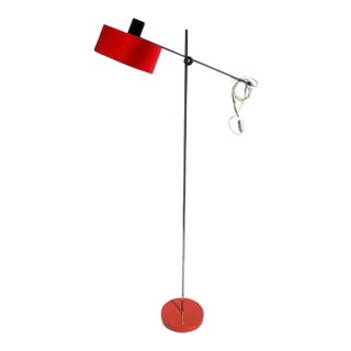 Red Floor Lamp from Stilux, 1960s For Sale