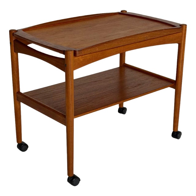 Teak Trolley from Poul Hundevad, 1960s For Sale