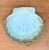 Ceramic Vintage French Scallop Shell Ceramic Dish For Sale - Image 7 of 15