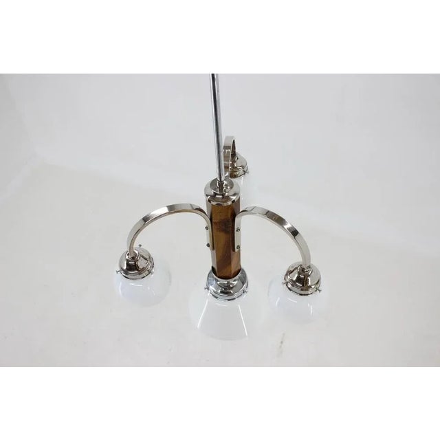 Art Deco Chandelier, Czecholsovakia, 1930s For Sale - Image 10 of 12