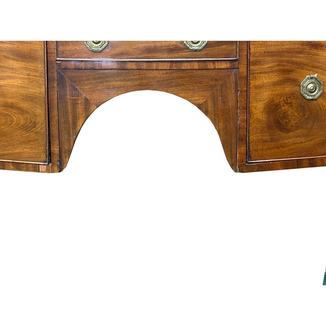 Wood Vintage Western Natural Wood Brandy Board Sideboard Console Table For Sale - Image 7 of 14