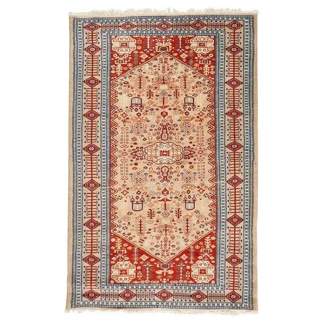 Vintage Pakistani Hand Knotted Rug For Sale - Image 13 of 13