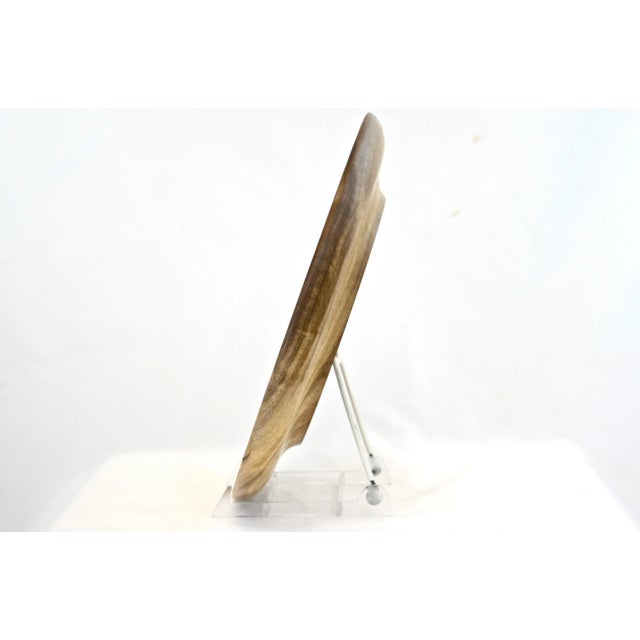 Mid 20th Century Hand Turned Wood Tray For Sale - Image 4 of 6