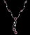 Gemstone AGI Certified Natural Burma Ruby and Diamond Necklace 18 Karat White Gold For Sale - Image 7 of 18