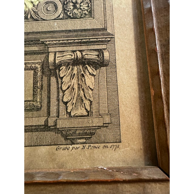 Wood 1771 Nicolas Ponce La Toilette Engraving After Pierre-Antoine Baudouin. Historic Hunterian Museum / Glaha 949 Notation For Sale - Image 7 of 12
