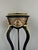 19th Century 19th Century Napoleon III Jardinière in Ebonized Wood, Gilt Bronze and Hand-Painted Porcelain For Sale - Image 5 of 11