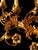 An exceptional and monumental seven-light wall sconce in gilt repoussé tole, italy, circa 1950. Executed in the louis xvi...