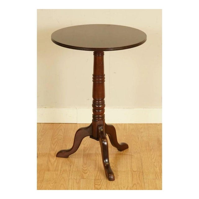 Victorian Side Table with Tripod Legs For Sale - Image 3 of 10