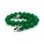 1990s David Yurman Green Onyx Prayer Bead Bracelet 8" Sterling Silver Estate For Sale In New York - Image 6 of 6