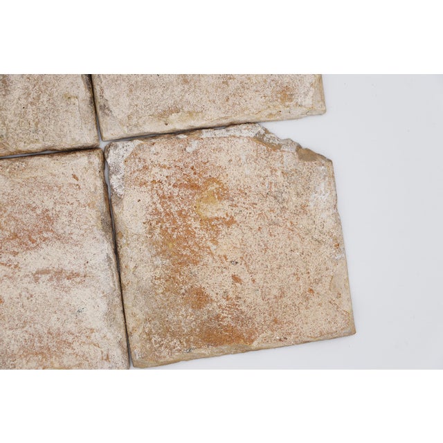 18th Century Set of Four Rococo Baroques Tiles, Portuguese For Sale - Image 11 of 11