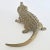 1940s 1940's Vintage Brass Crocodile Figurine For Sale - Image 5 of 12