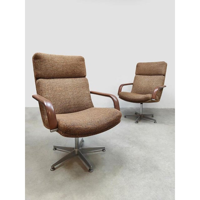 Vintage Dutch Channel Desk Chair by Geoffrey Harcourt, 1960s For Sale - Image 3 of 8