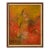 Mid Century Oil Paint Picasso Style Figurative -- Harlequin Prince by Robert Moesle For Sale