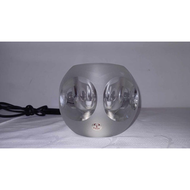 Glass Table Lamp from Peill & Putzler, 1970s For Sale - Image 12 of 13