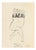 Mino Maccari, Nude, The Electorate, 1952, Marker on Paper For Sale