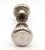 Pair of Vintage 1.625 In. Nickel Plated Brass Door Knobs For Sale - Image 4 of 5