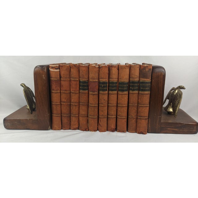 1855 John Lingard’s Illustrated History of England, Complete 10-Volume Leather Set For Sale - Image 10 of 13