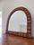 1990s Arched DemiLune Faux Bamboo Mirror For Sale - Image 4 of 11