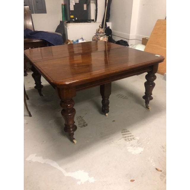 Antique English Victorian Mahogany 12 Seat Dining Table ...