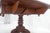 Solid Mahogany Heavily Fine Carved Base Folding Drop Leaf Pembroke Table For Sale - Image 10 of 12