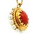 Italian Coral and Pearl Pendant in 18k Gold – Torre Del Greco, 1970s For Sale - Image 9 of 12