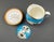 Minton England Antique Birds Turquoise Porcelain Soap Dish & Pitcher Set - 2 Pieces For Sale In Miami - Image 6 of 10