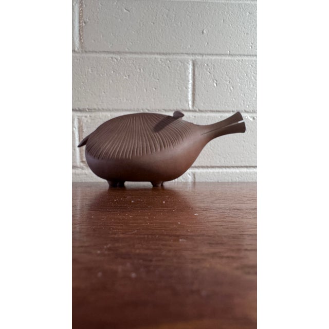 Ceramic Robert Maxwell Beastie Critter MCM Ceramic 1960’s Signed Sculpture For Sale - Image 7 of 8