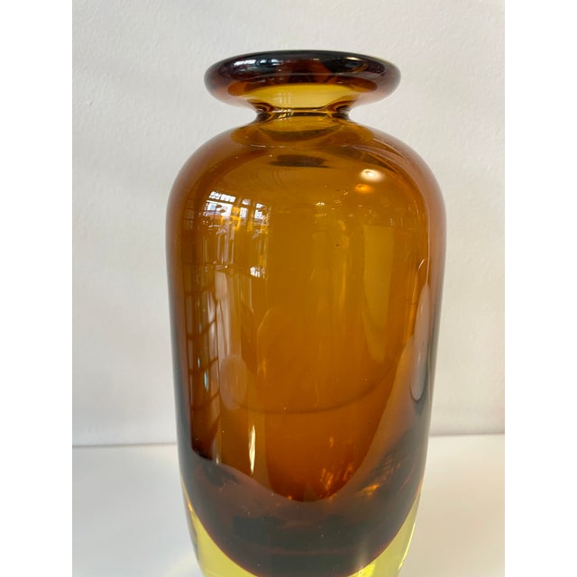 Modern Model 1272 Vase by Gunnar Ander for Lindshammar, 1970s For Sale - Image 3 of 8