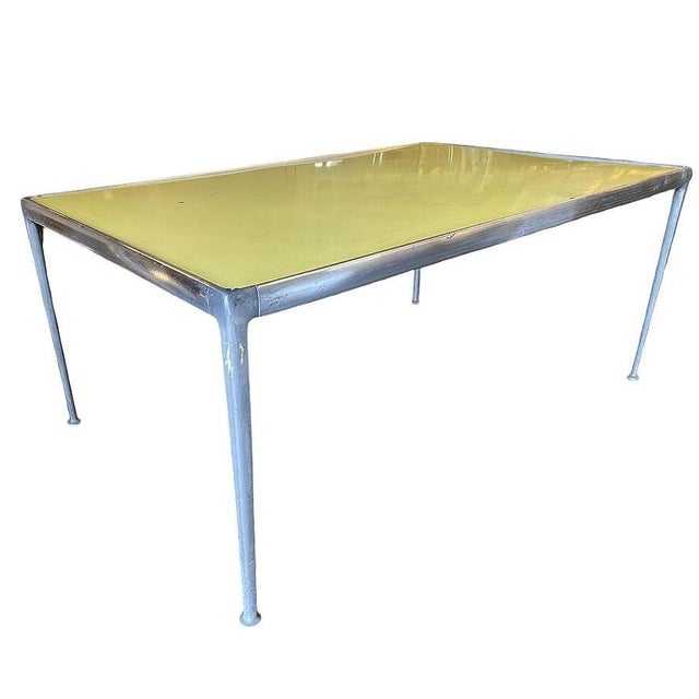 Mid-Century Modern Mid Century Aluminum Dining Table W/ Enameled Tabletop by Richard Shultz, 1966 For Sale - Image 3 of 9