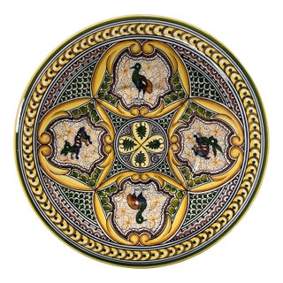 Coimbra Ceramic - Hand Painted Portuguese Plate 5 For Sale