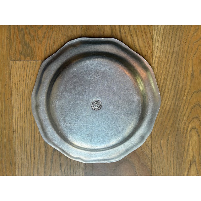 English “Pewter”Plate For Sale - Image 3 of 3