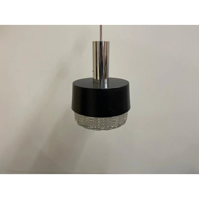 Mid-Century Modern Vintage Pendant Lamp from Lidokov, Former Czechoslovakia, 1960s For Sale - Image 3 of 6