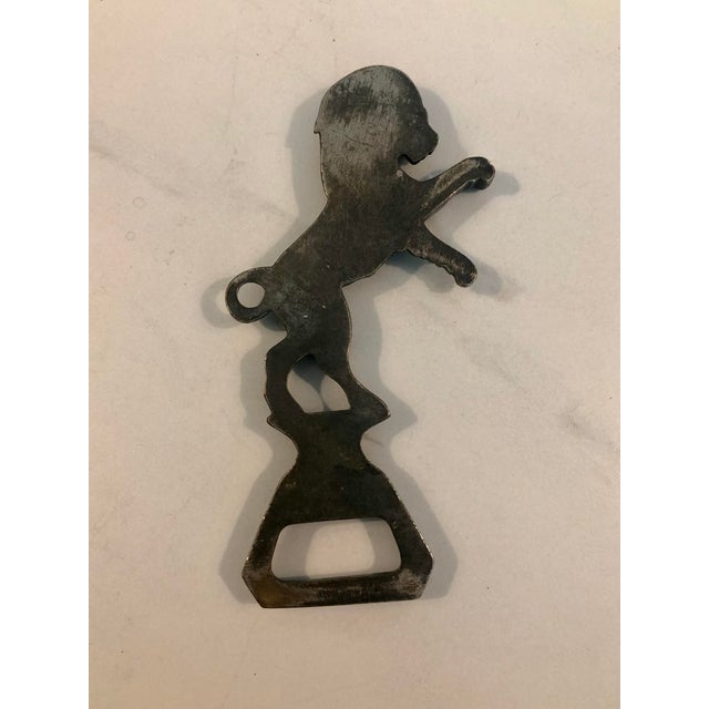 1950s 1950s Italian Lion Brass Bottle Opener For Sale - Image 5 of 7