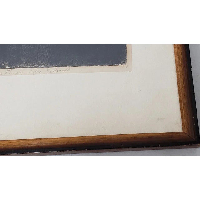 Portraiture Rembrandt Self Portrait Engraving For Sale - Image 3 of 8