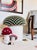 Not Yet Made - Made To Order Mushroom Ottoman in Green Wool Fly Agaric For Sale - Image 5 of 11