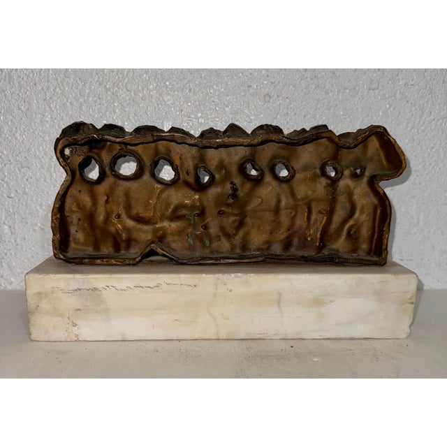 Bronze Frank Kleinholz, Bronze Sculpture Marble Base Wpa Artist Nyc Frank Kleinholz American Modernist For Sale - Image 8 of 12