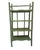 A sculptural bamboo‑style étagère finished in a custom Calke‑Green high‑gloss lacquer, offering a refined color statement...
