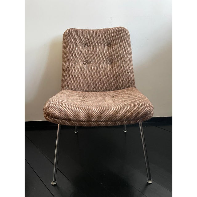 Metal Brown Desk Chair attributed to Geoffrey Harcourt for Artifort, 1960s For Sale - Image 7 of 7