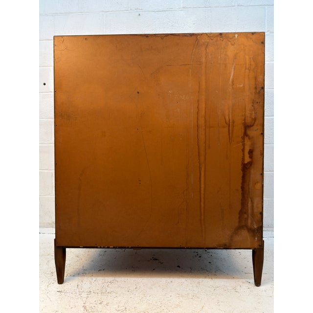 Mid-Century Modern Walnut Highboy Dresser With Sculptural Pulls For Sale - Image 17 of 17