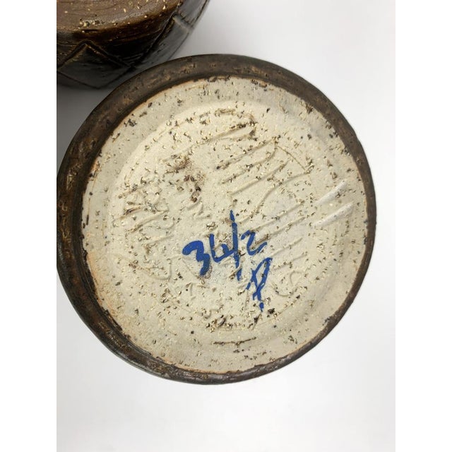 Danish Ceramic Vases Palshus by Per & Annelise Linnemann-Schmidt for Palshus, 1960s, Set of 3 For Sale - Image 13 of 16