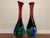 1990s 1990s Tall Blown Glass Vases - a Pair For Sale - Image 5 of 11